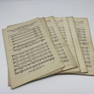 Lote de 24 Partituras Coro Iglesia Serie Octavo De Colección Belén y Más 1930 - Imagen 1 de 9
