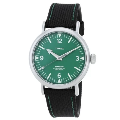 Timex Standard Quartz Green Dial Men's Watch TW2V44200 - Image 1 of 3