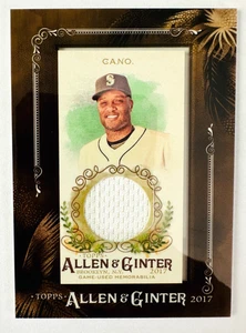 Tarjeta Jersey 2017 Topps Allen Ginter Robinson Cano Mini Juego Usado Mariners Legend - Imagen 1 de 3