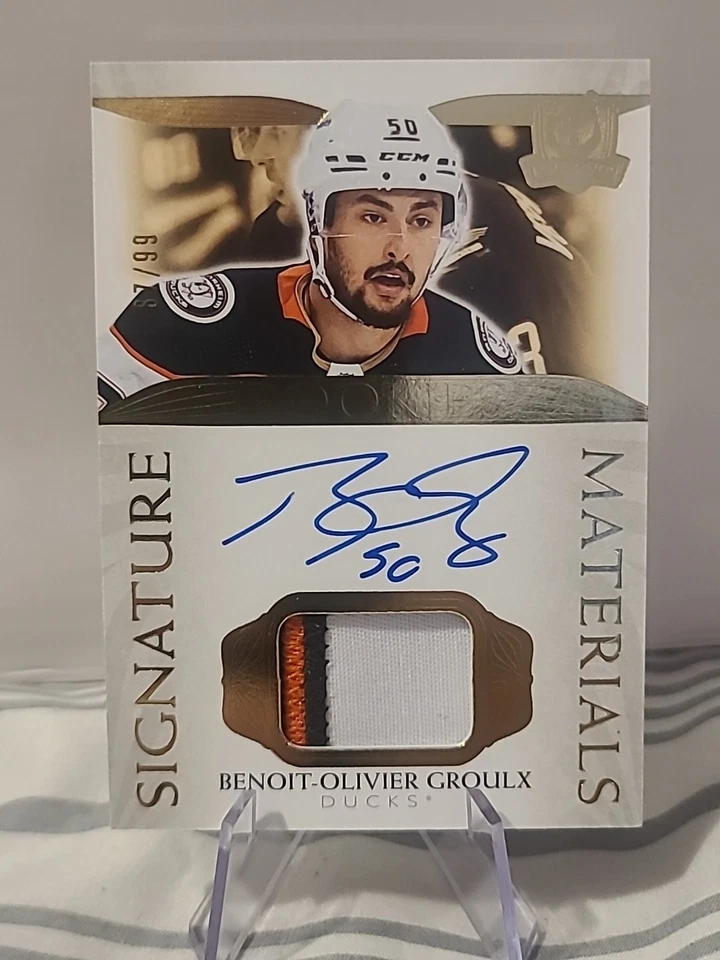 2021 The Cup Signature Materials /99 Benoit-Olivier Groulx #SP-BO Rookie Auto RC - Image 1 of 2