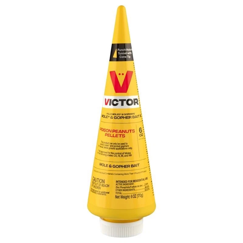 Victor M6006 Outdoor Mole & Gopher Poison Peanuts Pellets 6 oz - Image 1 of 3