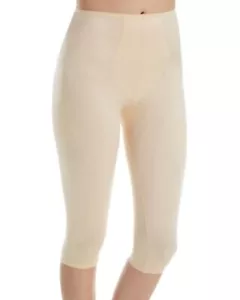 Rago Shapewear Mid-Calf Light Control Beige Leg Shaper Pant Liner Size 50/10XL - Picture 1 of 7