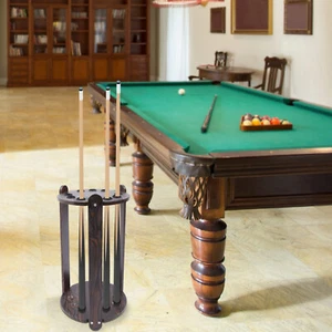 9 Holds Pool Cue Stick Rack Holder Cue Organizer Floor Stand Billiard Cue Holder - Picture 1 of 16