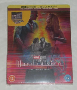 WandaVision The Complete Series 4K + Blu Ray Steelbook UK Zavvi Exclusive Sealed - Picture 1 of 7