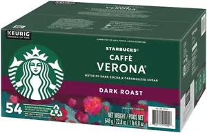 Starbucks Caffè Verona Dark Roast K-Cups – 54 Coffee Pods for Keurig - Picture 1 of 1