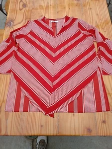 Womens Fever red long sleeve dress sz xl polyester spandex blend - Picture 1 of 6