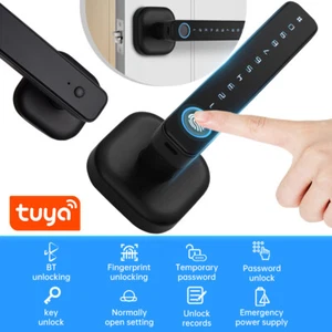 Upgraded Fingerprint Smart Lock Keypad Keyless Entry Door Knob with IC Card/Key - Picture 1 of 18