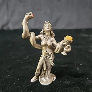 Hudson Pewter Miniature Games Female Snake Charmer Warrior #5320 ***READ*** - Picture 1 of 5