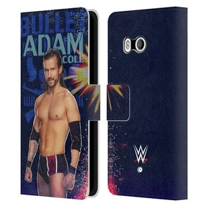 OFFICIAL WWE ADAM COLE LEATHER BOOK WALLET CASE COVER FOR HTC PHONES 1 - Picture 1 of 7
