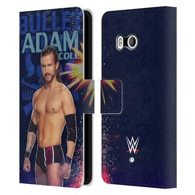 OFFICIAL WWE ADAM COLE LEATHER BOOK WALLET CASE COVER FOR HTC PHONES 1 - Image 1 of 4