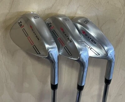 NEW Heater Xn8 Milled Face Wedge Set 52,56,60 degree steel stiff standard length - Image 1 of 2