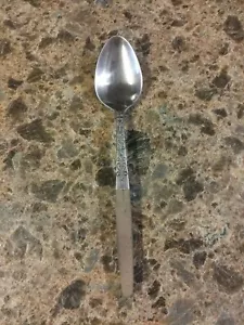 Interpur INR2 Teaspoon Spoon Stainless Synthetic Wood Handle Modernist Vintage - Picture 1 of 5