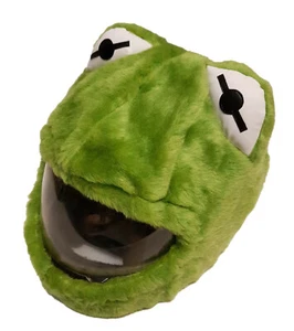 MOTORCYCLE COVER MOTORBIKE FUNNY COVER CRAZY CASE HELMET COVERS HEEDS FROG - Picture 1 of 7