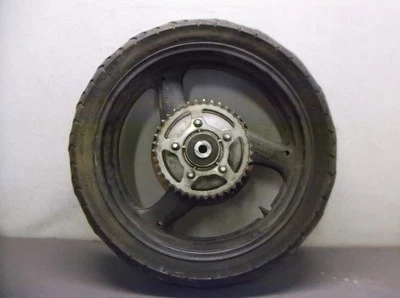 Llanta trasera con neumático y rotor para Suzuki GS500F 2005 Foto 1 de 4