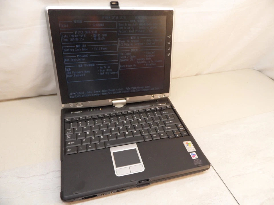 Toshiba Portege M200 PPM20U-004JD4 Parts Laptop 1.7Ghz No Hd Post Bios  - Image 1 of 4