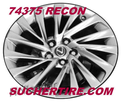 Llanta Lexus 18" X 8 ES300 ES350 OEM REACONDICIONADA 2019 2022 HOL# 74375  Foto 1 de 1