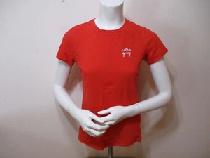 Women's PINK Victoria's Secret Red Extra Spicy Tee Shirt Size Extra Small - Picture 1 of 9