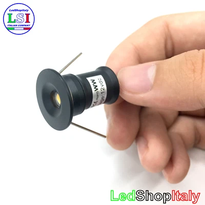 FARETTO LED IP65 1W INCASSO 120° / 30° 1W 12V PUNTO LUCE IMPERMEABILE DA ESTERNO - Immagine 1 di 4