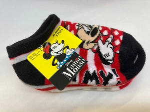 NWT 5 Pairs Girl's No Show Minnie Mouse Socks Size 5 - 6 1/2 - Picture 1 of 1