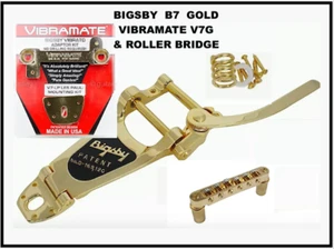 KILLER DEAL! Bigsby B7G, Vibramate V7G & Roller Bridge 4 Gibson/Epi guitars - Picture 1 of 3