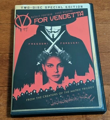 V for Vendetta Two Disc Special Edition DVD Set Watched Once - Image 1 of 3