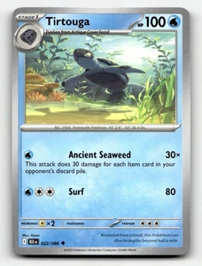 Tirtouga Pokemon • Uncommon • 022/086 Black Bolt - Bild 1 von 1