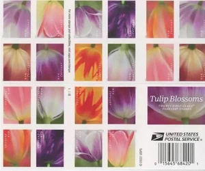 USA 2023 Stamps MNH Tulip Blossoms Booklet Pane of 20 Cat. #5786b - Picture 1 of 2