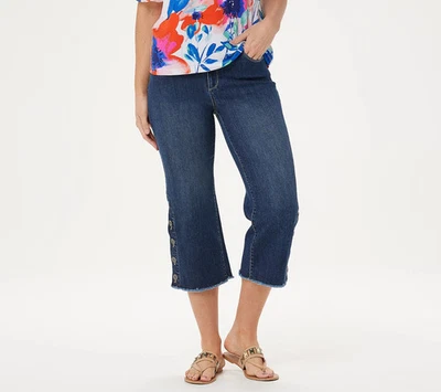 Pantalones de mezclilla Susan Graver regulares elásticos altos para mujer A366170 (QVC) NUEVOS CON ETIQUETAS Foto 1 de 4