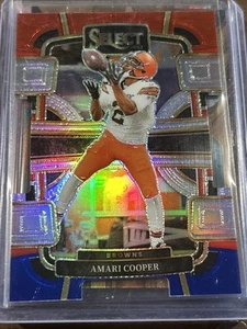2023 Panini Select Amari Cooper Red Blue Prizm Die Cut Cleveland Browns #24 - Picture 1 of 2