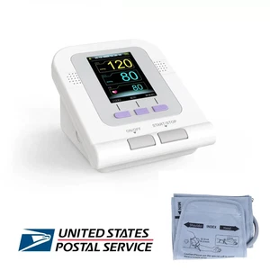 Monitor digital de presión arterial color LCD brazo máquina BP auricular adulto CONTEC08A FDA - Imagen 1 de 9