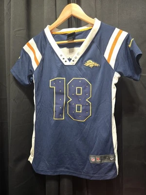 Nike NFL On Field Denver Broncos #18 Manning Jersey Women's Size Medium - Image 1 of 4