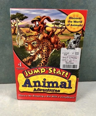 Knowledge Adventure JumpStart Animal Adventures (PC, 2002)  CD-ROM NEW SEALED - Image 1 of 4