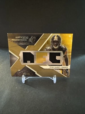 2008 SPx Rookie Winning Materials Numbered 04/25 Limas Sweed WM-LS NM - Image 1 of 3