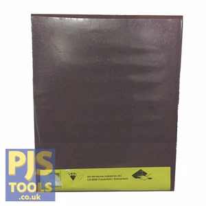 25 x Sia Abrasivi 230 x 280 mm ingegneri fogli ossido di alluminio panno smerigliato - Foto 1 di 3