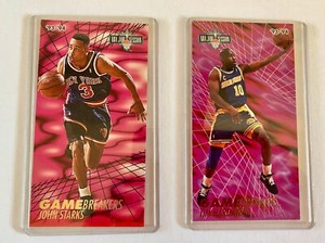 TIM HARDAWAY & JOHN STARKS 1993-94 Fleer NBA Jam Session GAMEBREAKERS #2 & #7