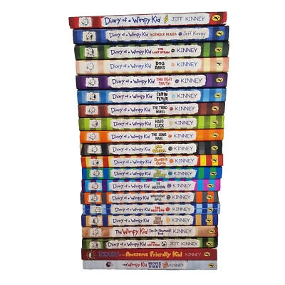 Diary of a Wimpy Kid Book set Collection Book Sets by Jeff Kinney x 20 - Image 1 of 4