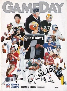 JIM PLUNKETT SIGNED AUTO'D DECEMBER 1990 GAMEDAY PROGRAM BAS COA OAKLAND RAIDERS - Picture 1 of 9
