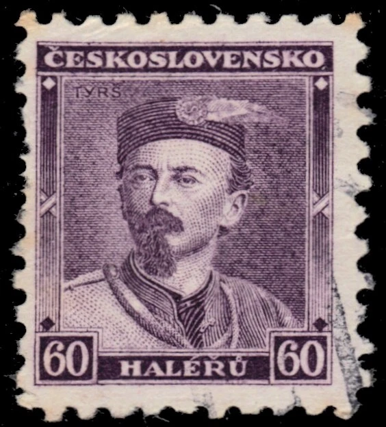 CHECOSLOVAQUIA 191 - Miroslav Tyrs "1933 violeta opaca" (pb92467) Foto 1 de 1