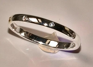 Sterling Silber 925 Bandring filigran zierlich niedlich 6 x Zirkonias à Ø 1,5 mm - Bild 1 von 13