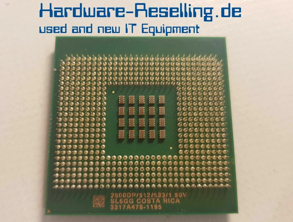 Intel Xeon 2800DP Single Core CPU 2.8GHz/512/533 Zócalo 604-SL6GG - Imagen 1 de 1