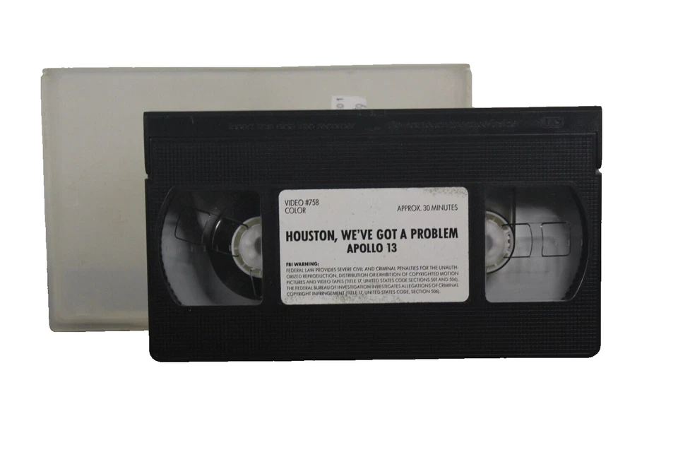 Apollo 13 Houston We’ve Got A Problem VHS NASA Documentary Preowned US - Image 1 of 1