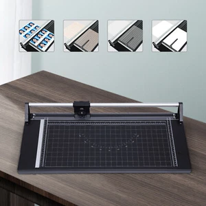 24" Manual Precision Rotary Paper Trimmer Sharp Photo Paper Cutter US STOCK - Picture 1 of 12