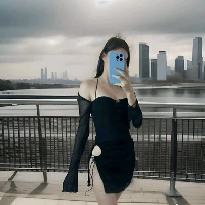 Vestido Little Black Night On the Town, Talla S, Pequeño, Salir de Club Club Clubbing Foto 1 de 4