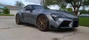 20” ROHANA RFX10 BRUSHED BRONZE CONCAVE WHEELS RIMS FOR SUPRA GR 20X10 & 20X11 - Picture 1 of 4