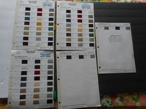 Vintage Dupont Refinish Paint Charts For 1984-1986 Mercedes.Clean. - Picture 1 of 11