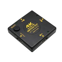 4K HDMI Switch Switcher Box Selector 3 In 1 Out Audio Extractor Hub Splitter #a
