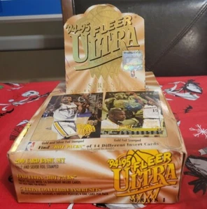 Fleer 94-95 Basketball Cards Roughly 290 Pieces Open Box - Picture 1 of 3