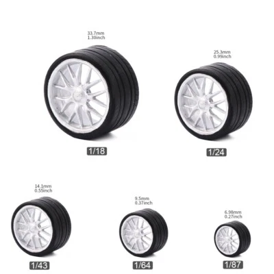 Resin 1/18 1/24 1/43 1/64 1/87 Racing Tires Painted Scene Figure Model Toys - Image 1 of 2