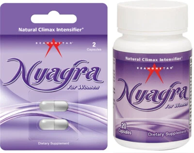 Intensificador de orgasmo clímax natural femenino Nyagra Foto 1 de 2