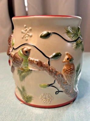 Yankee Candle Warmer Navidad Birds Probado Funciona Nuevo Con Etiqueta Foto 1 de 4